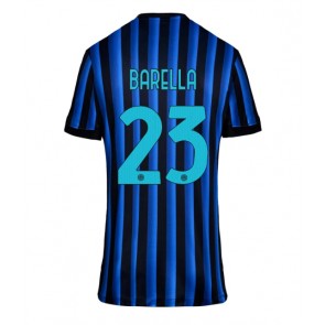 Inter Milan Nicolo Barella #23 Replika Hjemmebanetrøje Dame 2025-26 Kortærmet